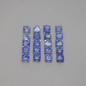 Achetez naturel ct bleue saphir gems, carré, en provenance madagascar chez gemselect. en stock, livraison internationale!