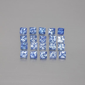 Achetez naturel ct bleue saphir gems, carré, en provenance madagascar chez gemselect. en stock, livraison internationale!