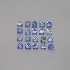 Achetez naturel ct bleue saphir gems, carré, en provenance madagascar chez gemselect. en stock, livraison internationale!