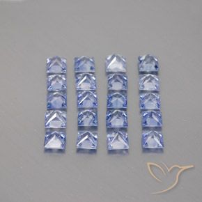 Shop natural 3.92ct Bleu intense Saphir gems, Carré, from Madagascar at GemSelect. In stock, global shipping!