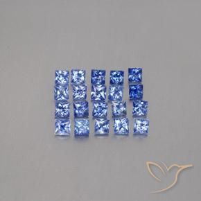 Achetez naturel 2,80ct bleue saphir gems, carré, en provenance madagascar chez gemselect. en stock, livraison internationale!