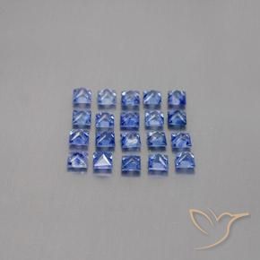 Achetez naturel 2,80ct bleue saphir gems, carré, en provenance madagascar chez gemselect. en stock, livraison internationale!