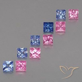 Shop natural 2.65ct Multicolore Saphir gems, Carré, from Madagascar at GemSelect. In stock, global shipping!