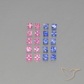 Shop natural 3.04ct Multicolore Saphir gems, Carré, from Madagascar at GemSelect. In stock, global shipping!