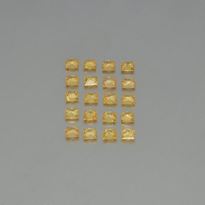 Achetez naturel 2,10ct jaune saphir gems, carré, en provenance tanzanie chez gemselect. en stock, livraison internationale!