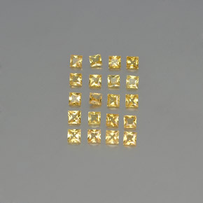 Achetez naturel ct jaune saphir gems, carré, en provenance tanzanie (songea) chez gemselect. en stock, livraison internationale!