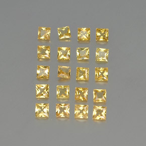 Achetez naturel ct jaune saphir gems, carré, en provenance tanzanie (songea) chez gemselect. en stock, livraison internationale!