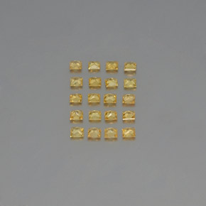 Achetez naturel ct jaune saphir gems, carré, en provenance tanzanie (songea) chez gemselect. en stock, livraison internationale!