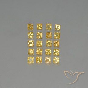 Achetez naturel 2,18ct jaune saphir gems, carré, en provenance tanzanie chez gemselect. en stock, livraison internationale!