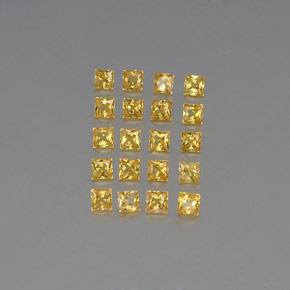 Achetez naturel ct jaune saphir gems, carré, en provenance tanzanie (songea) chez gemselect. en stock, livraison internationale!