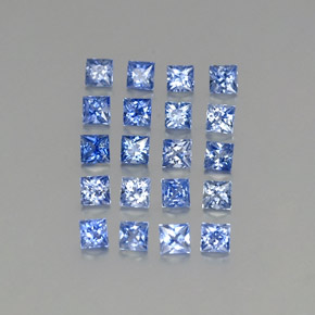 Achetez naturel ct bleue saphir gems, carré, en provenance madagascar chez gemselect. en stock, livraison internationale!