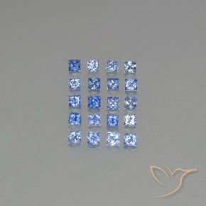Achetez naturel 1,66ct bleue saphir gems, carré, en provenance madagascar chez gemselect. en stock, livraison internationale!
