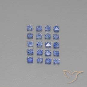 Achetez naturel 2,54ct bleue saphir gems, carré, en provenance madagascar chez gemselect. en stock, livraison internationale!