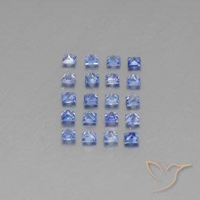 Shop natural 1.80ct Bleu pastel Saphir gems, Carré, from Madagascar at GemSelect. In stock, global shipping!