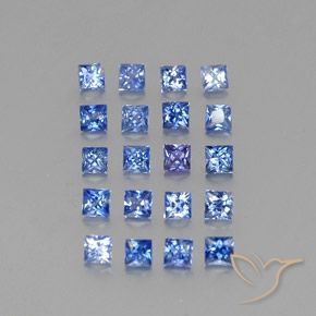 Achetez naturel 1,77ct bleue saphir gems, carré, en provenance madagascar chez gemselect. en stock, livraison internationale!