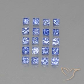 Achetez naturel 2,05ct bleu pourpre électrique saphir gems, carré, en provenance madagascar chez gemselect. en stock, livraison internationale!