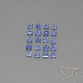 Achetez naturel 2,05ct bleu pourpre électrique saphir gems, carré, en provenance madagascar chez gemselect. en stock, livraison internationale!
