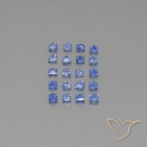 Achetez naturel 1,55ct bleue saphir gems, carré, en provenance madagascar chez gemselect. en stock, livraison internationale!