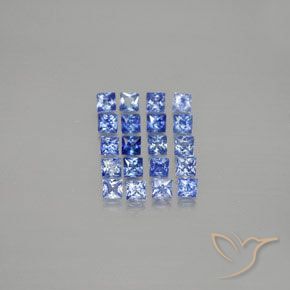 Achetez naturel 1,58ct bleue saphir gems, carré, en provenance madagascar chez gemselect. en stock, livraison internationale!
