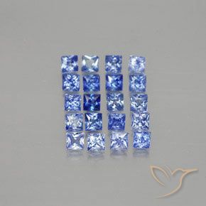 Achetez naturel 1,58ct bleue saphir gems, carré, en provenance madagascar chez gemselect. en stock, livraison internationale!