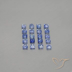 Achetez naturel 1,58ct bleue saphir gems, carré, en provenance madagascar chez gemselect. en stock, livraison internationale!