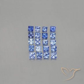 Achetez naturel 1,57ct bleue saphir gems, carré, en provenance madagascar chez gemselect. en stock, livraison internationale!