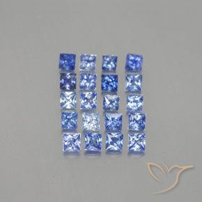 Achetez naturel 1,57ct bleue saphir gems, carré, en provenance madagascar chez gemselect. en stock, livraison internationale!
