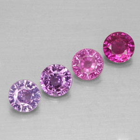 Achetez naturel ct multicolore saphir gems, coupe roude, en provenance tanzanie chez gemselect. en stock, livraison internationale!