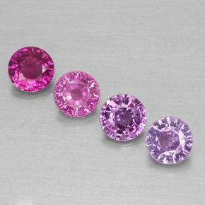 Achetez naturel ct multicolore saphir gems, coupe roude, en provenance tanzanie chez gemselect. en stock, livraison internationale!