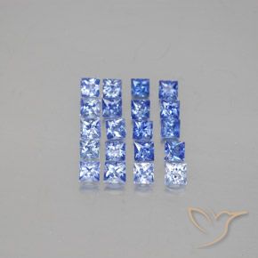 Achetez naturel 1,75ct bleue saphir gems, carré, en provenance madagascar chez gemselect. en stock, livraison internationale!
