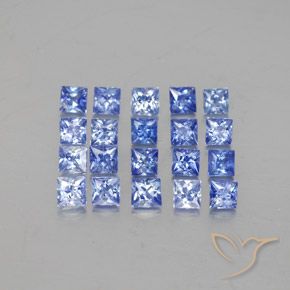 Achetez naturel 2,43ct bleue saphir gems, carré, en provenance madagascar chez gemselect. en stock, livraison internationale!