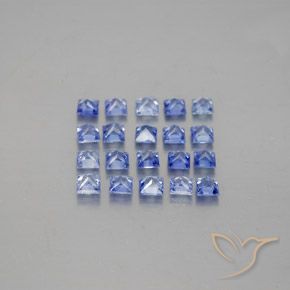 Achetez naturel 2,43ct bleue saphir gems, carré, en provenance madagascar chez gemselect. en stock, livraison internationale!