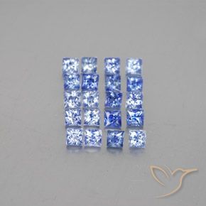 Achetez naturel 2,11ct bleue saphir gems, carré, en provenance madagascar chez gemselect. en stock, livraison internationale!