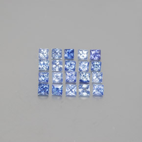 Achetez naturel ct bleue saphir gems, carré, en provenance madagascar chez gemselect. en stock, livraison internationale!