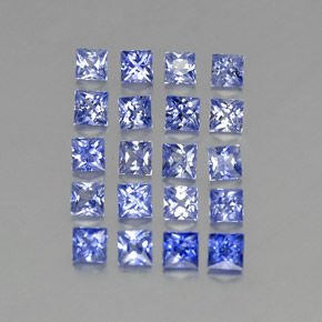 Achetez naturel 1,31ct bleue saphir gems, carré, en provenance madagascar chez gemselect. en stock, livraison internationale!
