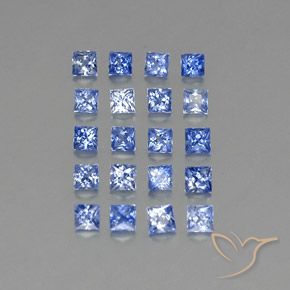 Achetez naturel 1,90ct bleue saphir gems, carré, en provenance madagascar chez gemselect. en stock, livraison internationale!