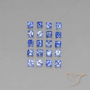 Achetez naturel 2,10ct bleue saphir gems, carré, en provenance madagascar chez gemselect. en stock, livraison internationale!