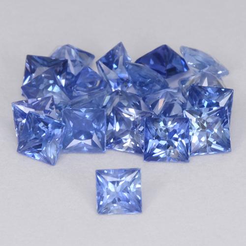 Achetez naturel 2,36ct bleue saphir gems, carré, en provenance madagascar chez gemselect. en stock, livraison internationale!
