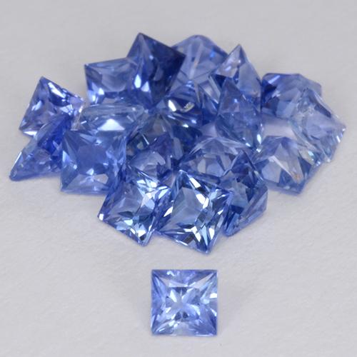 Achetez naturel 2,36ct bleue saphir gems, carré, en provenance madagascar chez gemselect. en stock, livraison internationale!