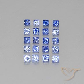 Achetez naturel 1,58ct bleue saphir gems, carré, en provenance madagascar chez gemselect. en stock, livraison internationale!