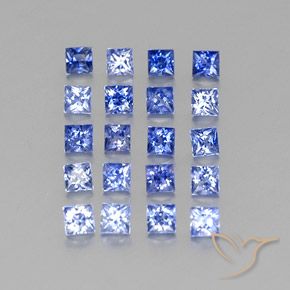 Achetez naturel 1,58ct bleue saphir gems, carré, en provenance madagascar chez gemselect. en stock, livraison internationale!