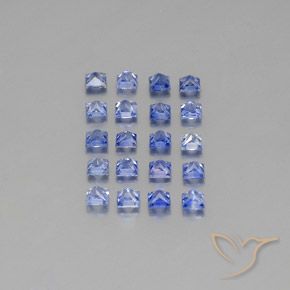 Achetez naturel 1,58ct bleue saphir gems, carré, en provenance madagascar chez gemselect. en stock, livraison internationale!