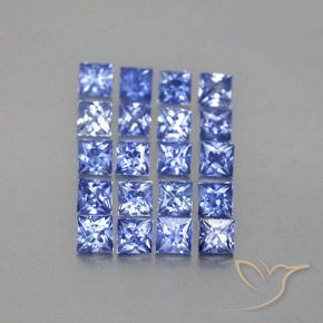 Shop natural 3.38ct Bleu pastel Saphir gems, Carré, from Madagascar at GemSelect. In stock, global shipping!