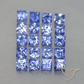 Shop natural 3.38ct Bleu pastel Saphir gems, Carré, from Madagascar at GemSelect. In stock, global shipping!
