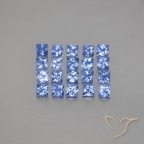 Achetez naturel 2,49ct bleue saphir gems, carré, en provenance madagascar chez gemselect. en stock, livraison internationale!