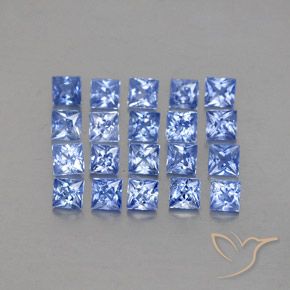 Achetez naturel 2,49ct bleue saphir gems, carré, en provenance madagascar chez gemselect. en stock, livraison internationale!