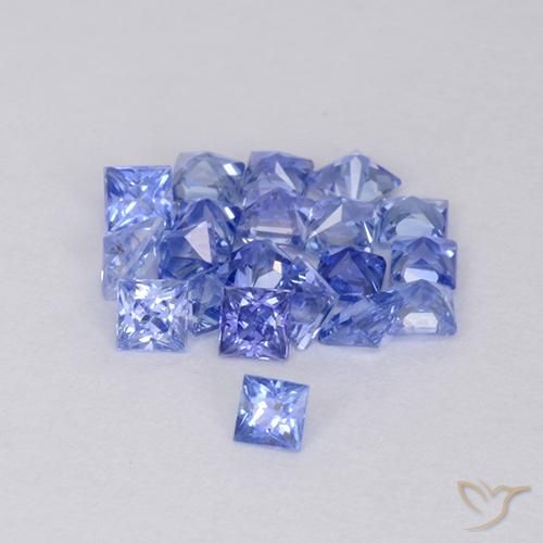 Shop natural 1.51ct Bleu pourpre électrique Saphir gems, Carré, from Madagascar at GemSelect. In stock, global shipping!