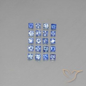 Achetez naturel 1,31ct bleue saphir gems, carré, en provenance madagascar chez gemselect. en stock, livraison internationale!