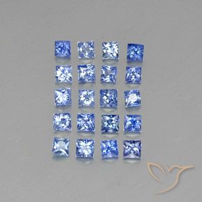Achetez naturel 1,31ct bleue saphir gems, carré, en provenance madagascar chez gemselect. en stock, livraison internationale!