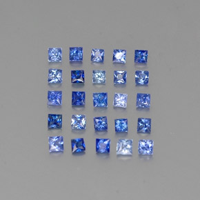 Achetez naturel ct bleue saphir gems, carré, en provenance madagascar chez gemselect. en stock, livraison internationale!